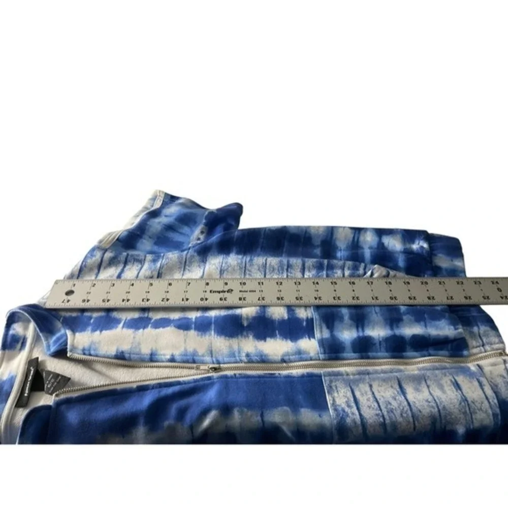 Ashley Sport Women Blue Tie Dye Tracksuit Set Zip‎ Jacket Cropped Joggers 10/12